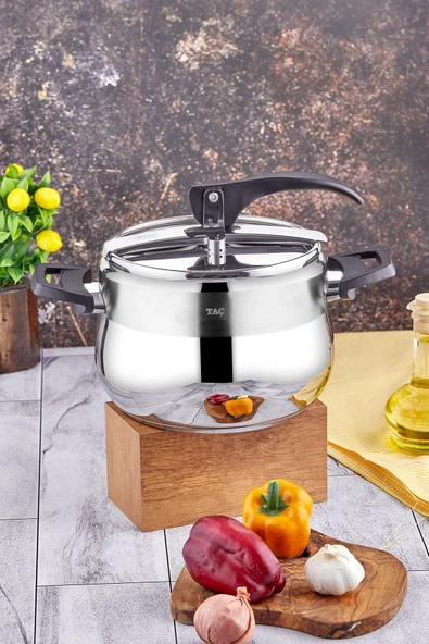 Taç Bengü Pro Düdüklü Tencere Siyah 4 Lt ürün görseli