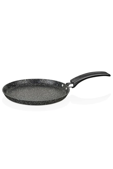 FALEZ Black Line Krep Tava 24cm Siyah - 2