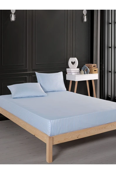 LUYASHOP Pamuklu Tek Kişilik Çarşaf Takımı Yastıklı - 3