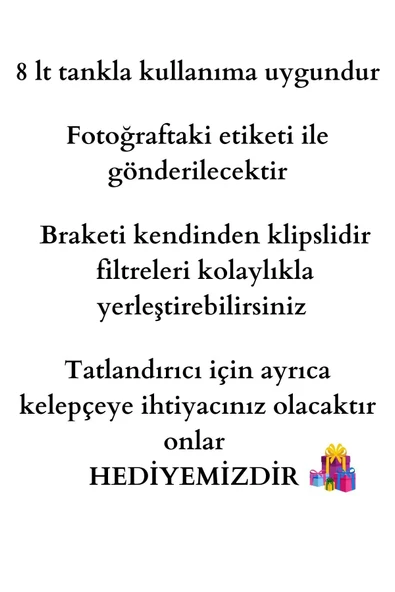 water jobs Su Arıtma Cihazı Boş Kasası BEYAZ - 8lt Kapasiteli Cihazlara Uyumlu - 3