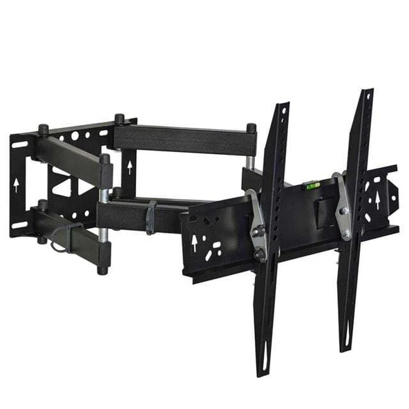 Vontech VT-952 HC Pro 55-98'' Çift Kollu Kilitli Hareketli Televizyon Duvar Askı Aparatı ürün görseli 1