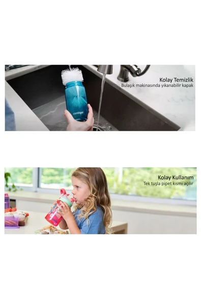 Contigo Gizmo Flip Pro Emzikli Çocuk Matarası 420ml 2127479 - 5