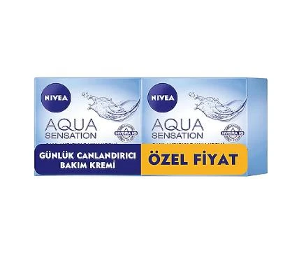 Nivea Aqua Sensation Canlandırıcı Bakım Kremi 50 Ml + 50 Ml