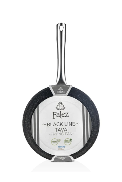 FALEZ Black Line Granit Döküm 20 Cm Tava Siyah - 7