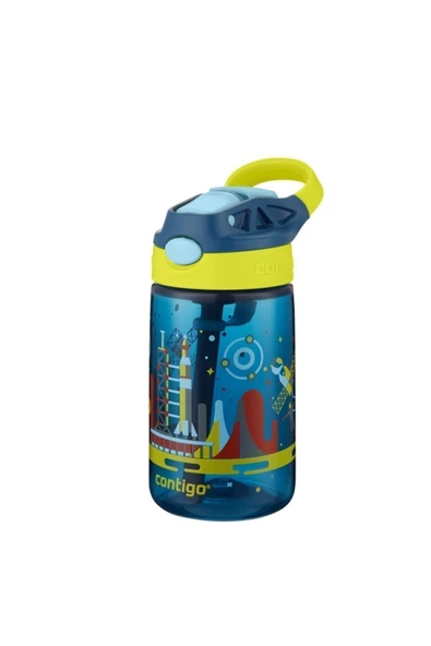 Contigo Gizmo Flip Uzay Tek El Bas Iç Emzikli Çocuk Su Matarası 420ml - 3