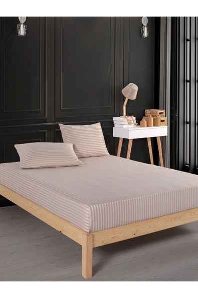 LUYASHOP Pamuklu Tek Kişilik Çarşaf Takımı Yastıklı - 7