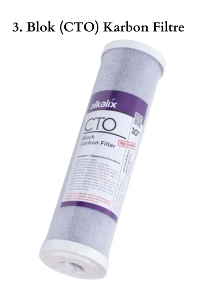 water jobs Açık Kasa Su Arıtma Cihazı Beşli Filtre Seti / Nsf Sertifikalı - Resim 3