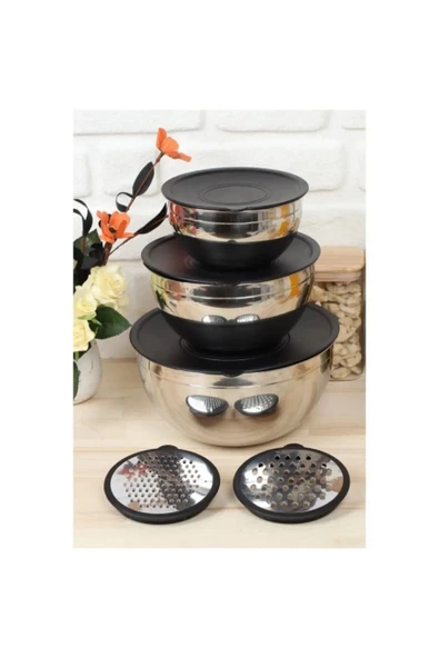 AROW Pratico 9 Parça 16-20-24cm Rendeli Saklama/karıştırma Kabı ürün görseli