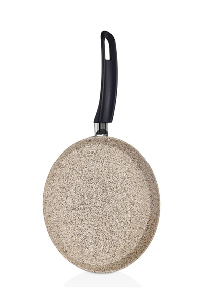 FALEZ Creamy Granit 24 Cm Krep Tavası - 3