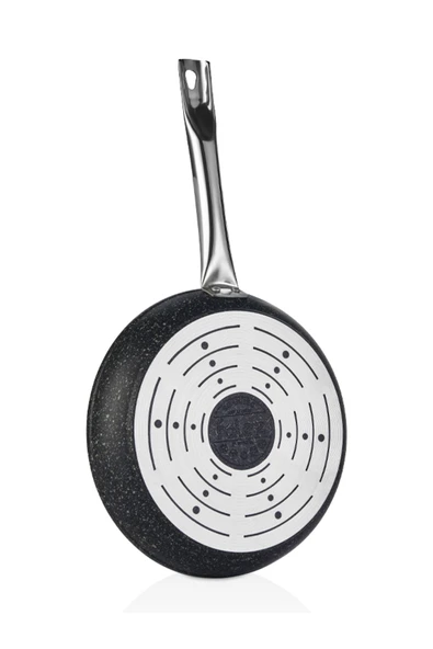 FALEZ Black Line Granit Döküm 20 Cm Tava Siyah - 5