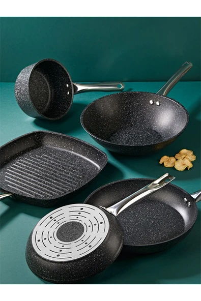 FALEZ Black Lıne 28 Wok Tava - 2