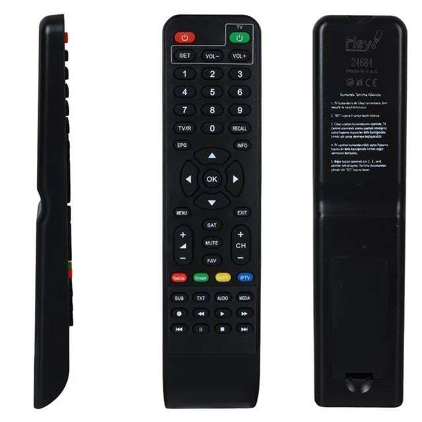 Dreamstar Y33A YouTube Tuşlu HD Uydu Kumandası ürün görseli 1