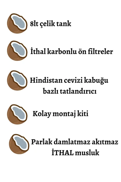 Sucoco Pompasız Su Arıtma Cihazı BEYAZ - 4