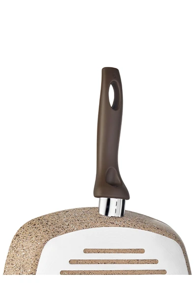 FALEZ Creamy Granıtec Kare Kapaksız Tava 28x28 - 4