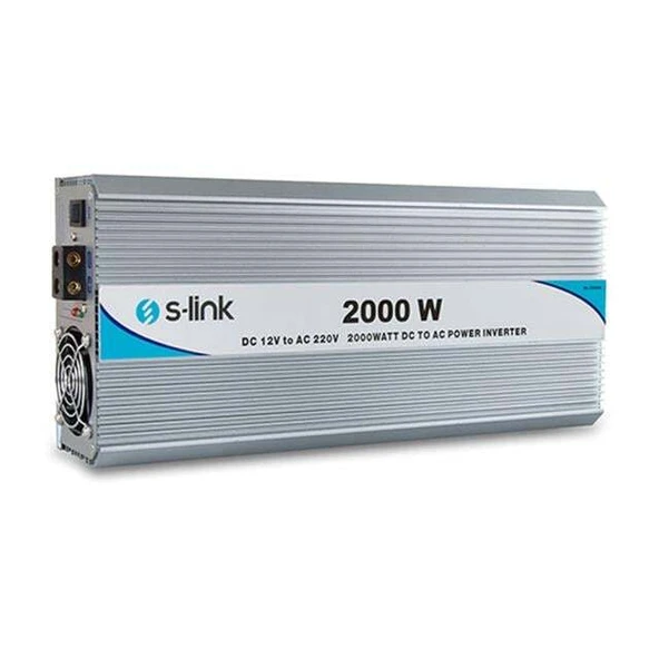 S-Link SL-2000w Dc12v-Ac230v 2000w İnverter ürün görseli 1