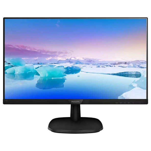 Philips 273V7QJAB/01 27" IPS 4MS 75MHz VGA HDMI DP FHD 1920X1080 Hoparlör Vesa Siyah Monitör