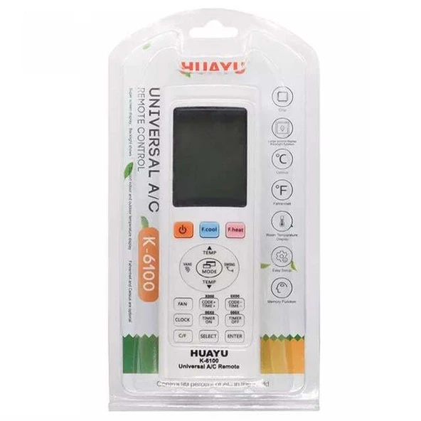 Huayu K-6100 Universal Akıllı AC Klima Kumandası - Resim 3