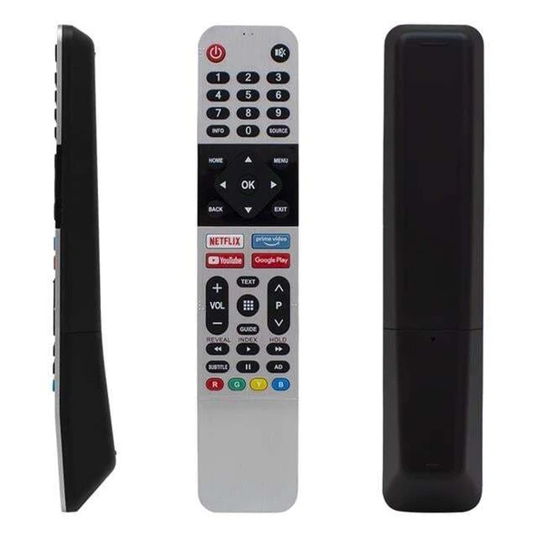 Arçelik - Beko - Grundig RM-L1659 Ses Komutsuz Netflix - Youtube - Prime Video - Google Play Tuş Lcd Led TV Kumanda ürün görseli 1