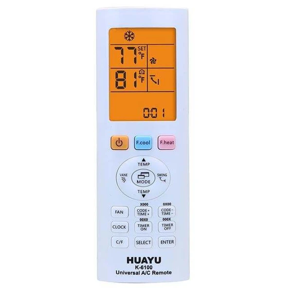 Huayu K-6100 Universal Akıllı AC Klima Kumandası - 1