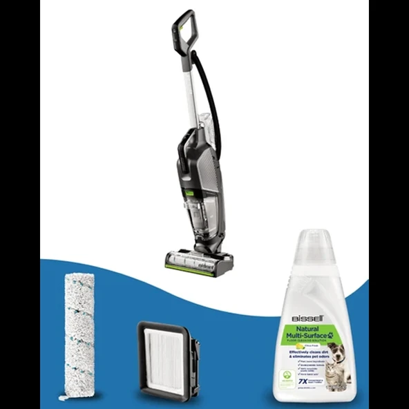 Bissell Crosswave Hydrosteam Pet Select Buharlı Dikey Süpürme ve Silme Makinesi - Resim 2