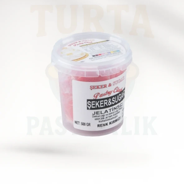 SEKER SUGAR 500 GR  HAMUR KIRMIZI ürün görseli
