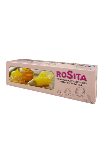 Korinitta Rosita Tek Kullanımlık Krema Sıkma Torbası - Disposible Piping Bag 72 Li