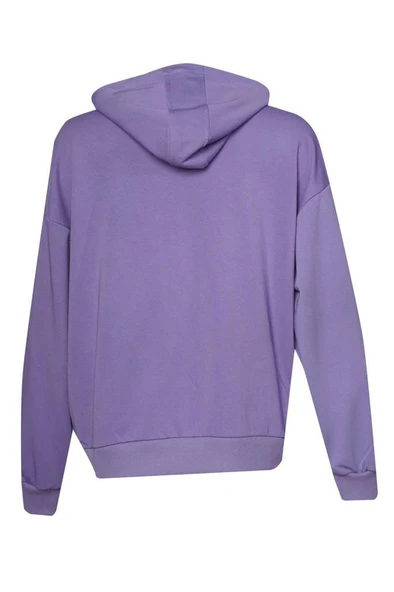 hummel Devon Zip Neck Hoodie Mor Kadın Hoodie - 3