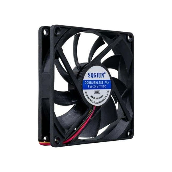 Powermaster IC-216A 3P Kablolu 80X80X15 24Volt  Fırçasız DC Fan - Resim 2