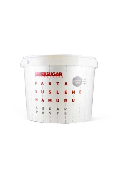 ŞEKER & SUGAR Şeker Sugar Şeker Hamuru 2,5 Kg Beyaz - 1