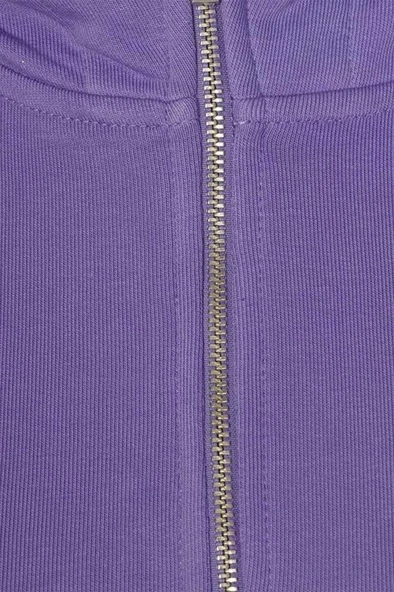 hummel Devon Zip Neck Hoodie Mor Kadın Hoodie - 4