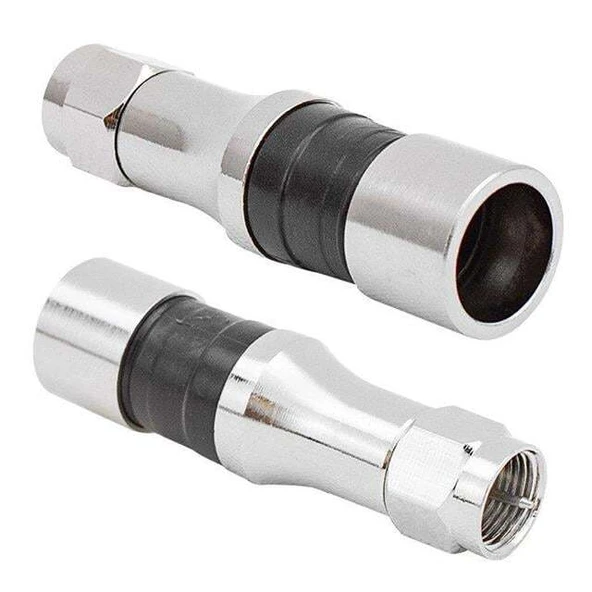 Erkek Sıkmalı RG11 F Konnektör Compressıon CTF111 Boğazlı İğneli ürün görseli 1