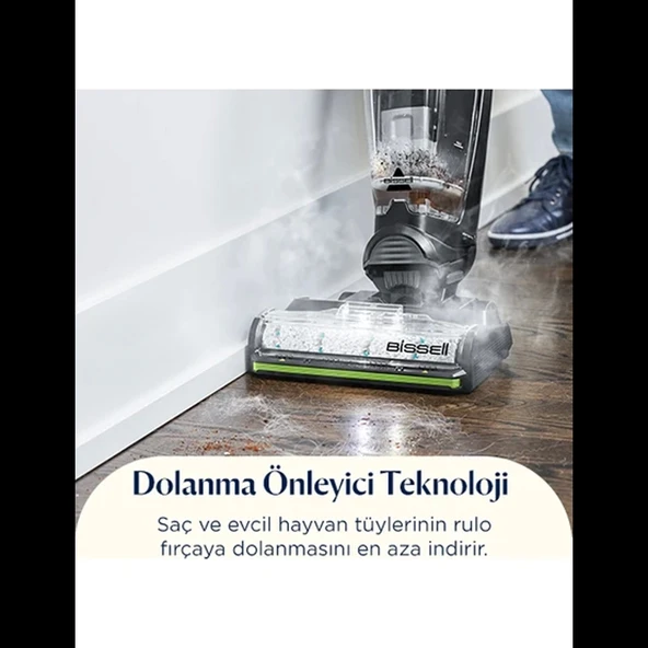 Bissell Crosswave Hydrosteam Pet Select Buharlı Dikey Süpürme ve Silme Makinesi - Resim 7