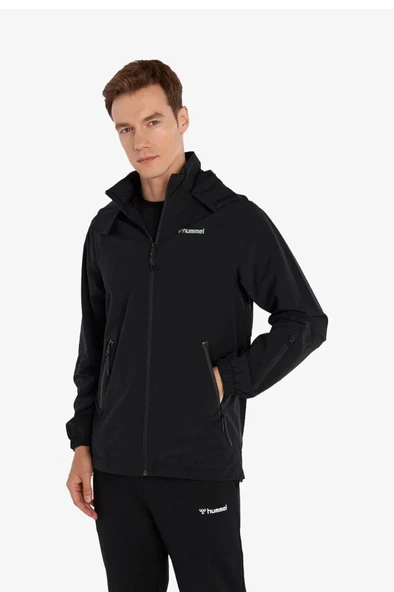 hummel Jerik Rain Coat Siyah Erkek Yağmurluk - 1