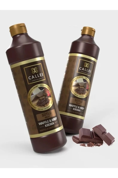 Callei Waffle Pankek Krep Sosu Sütlü - 1 Kg - 1