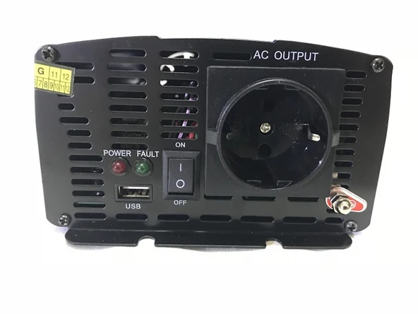 Alpex 500 W 12 V Tam Sinüs İnverter - Resim 3