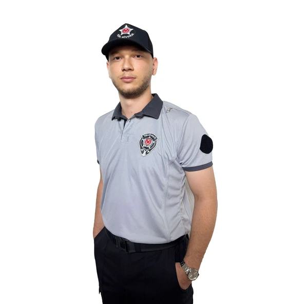 Özel Güvenlik Şartnamesine Uygun Güvenlik Yazlık Kısa Kol Tshirt - Resim 3