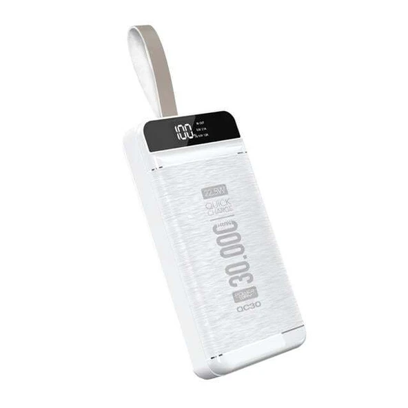 Powerway QC30 30000 Mah Di̇ji̇tal Göstergeli Ekran Powerbank ürün görseli 1