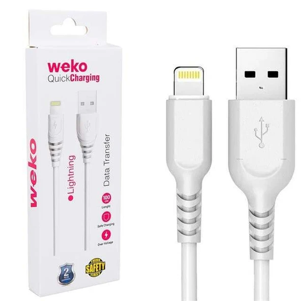 Weko WK-22019 USB To Lightning Telefon Şarj Kablosu - 1
