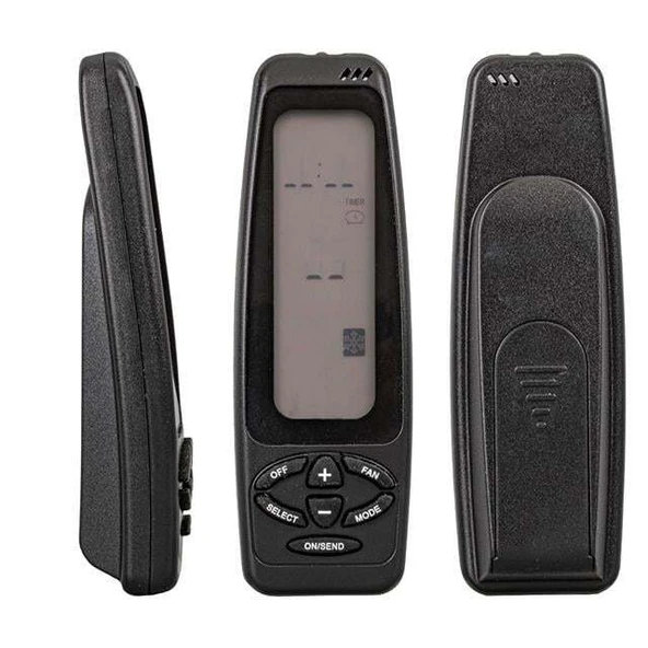 Electra RC-4 / RC-3 / RC-7WMZ Klima Kumandasi Siyah Uzun Ekran ürün görseli 1