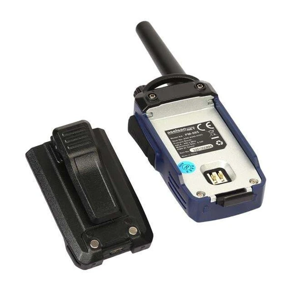 Aselsan 12 Km Pil Ve Şarj Dahil İkili El Telsizi PM-985 PMR - 4