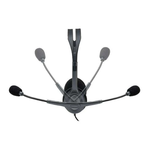 Logitech H111 Stereo Siyah Kulaklık - Resim 3
