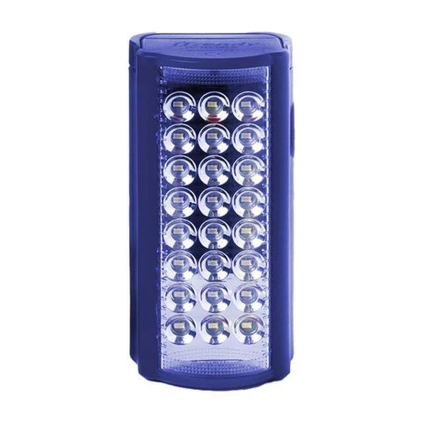 PowerMaster PM-21980 24 Ledli Şarjlı Işıldak (6V4A Akülü - Powerbank Özellikli) - Resim 2