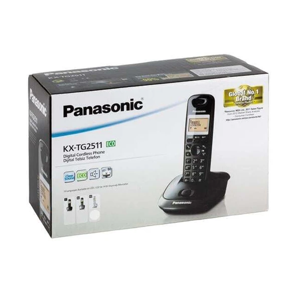 Panasonic KX-TG2511 Beyaz Dect Telsiz Telefon - 3