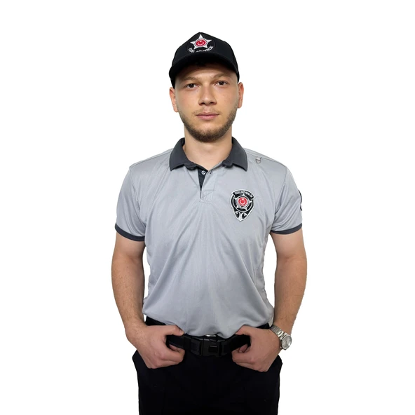 Özel Güvenlik Şartnamesine Uygun Güvenlik Yazlık Kısa Kol Tshirt ürün görseli