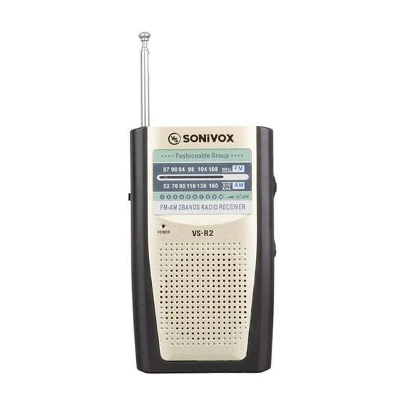 Sonivox VS-R2 Analog Radyo Krem Renk ürün görseli 1