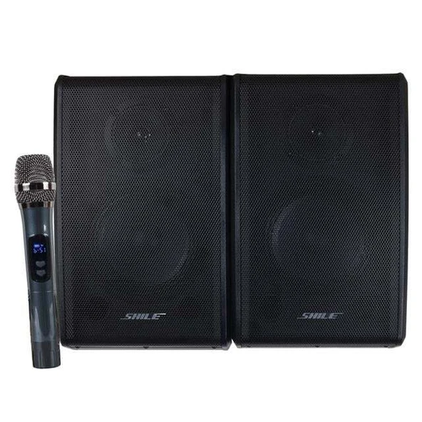 Shile KX-2 El Mikrofonlu Kumandalı USB, SD ve Bluetooth Taşınabilir Hoparlör ürün görseli