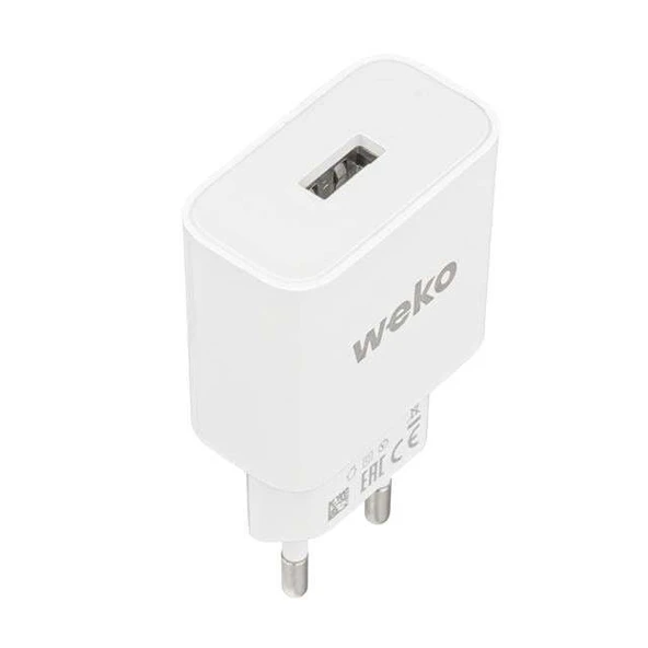 Weko WK-21436 2.1 Amper Telefon Şarj Adaptörü + Micro USB Kablo - Resim 3