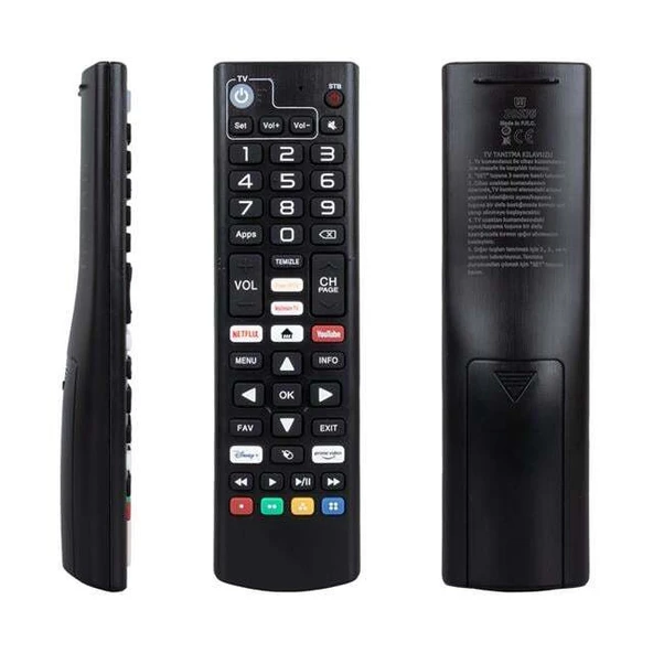 Dreamstar Android Netflix-Youtube-Prime Video Tuşlu Tv Uyumlu Uydu Kumandası ürün görseli