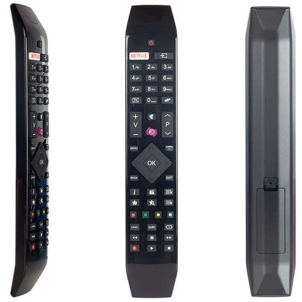 Vestel Netflix Mor Tuşlu Yeni Üstü Camlı Model Led Tv Kumanda - 1