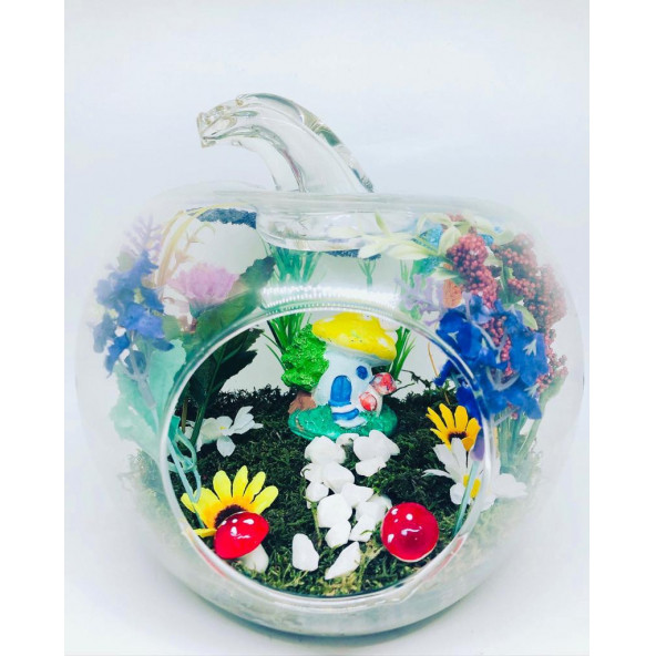 Minikkuş Tasarım Sarı Yuvam Teraryum ürün görseli